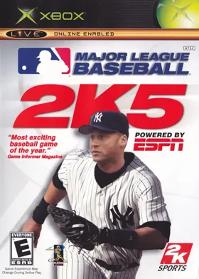 Major League Baseball 2K5 (USA) box cover front